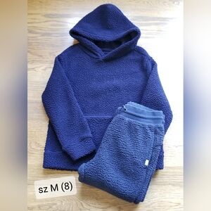 GAP Sherpa Kids Matching Set - Navy Blue